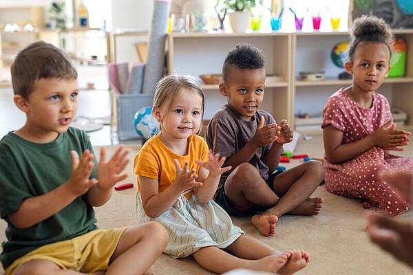 Kinder in einer Kindertagesstätte