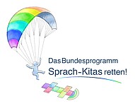 Logo der Kampagne „Sprach-Kitas retten“ 