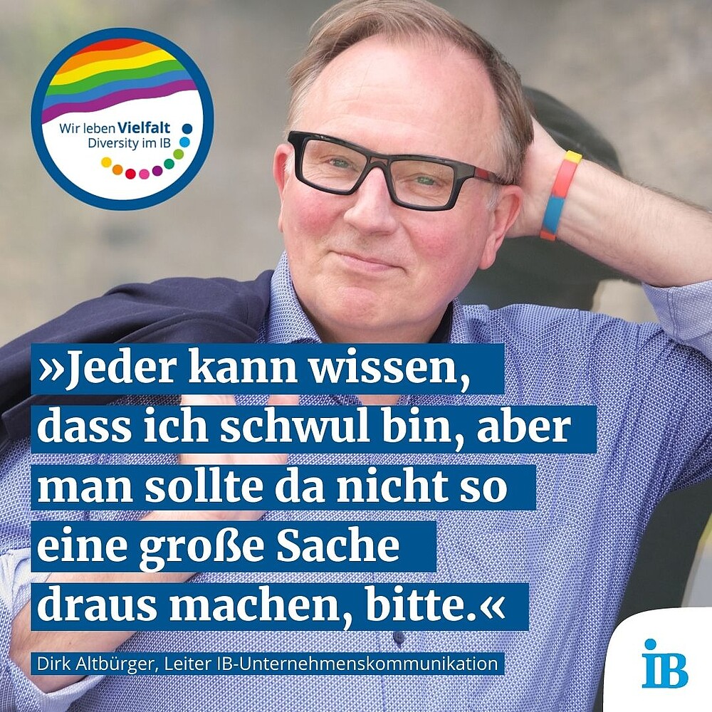 Dirk Altbürger - Leiter der Unternehmenskommunikation des IB